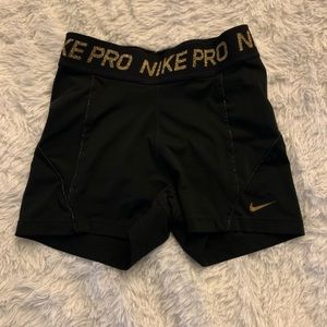 Nike Gold spandex